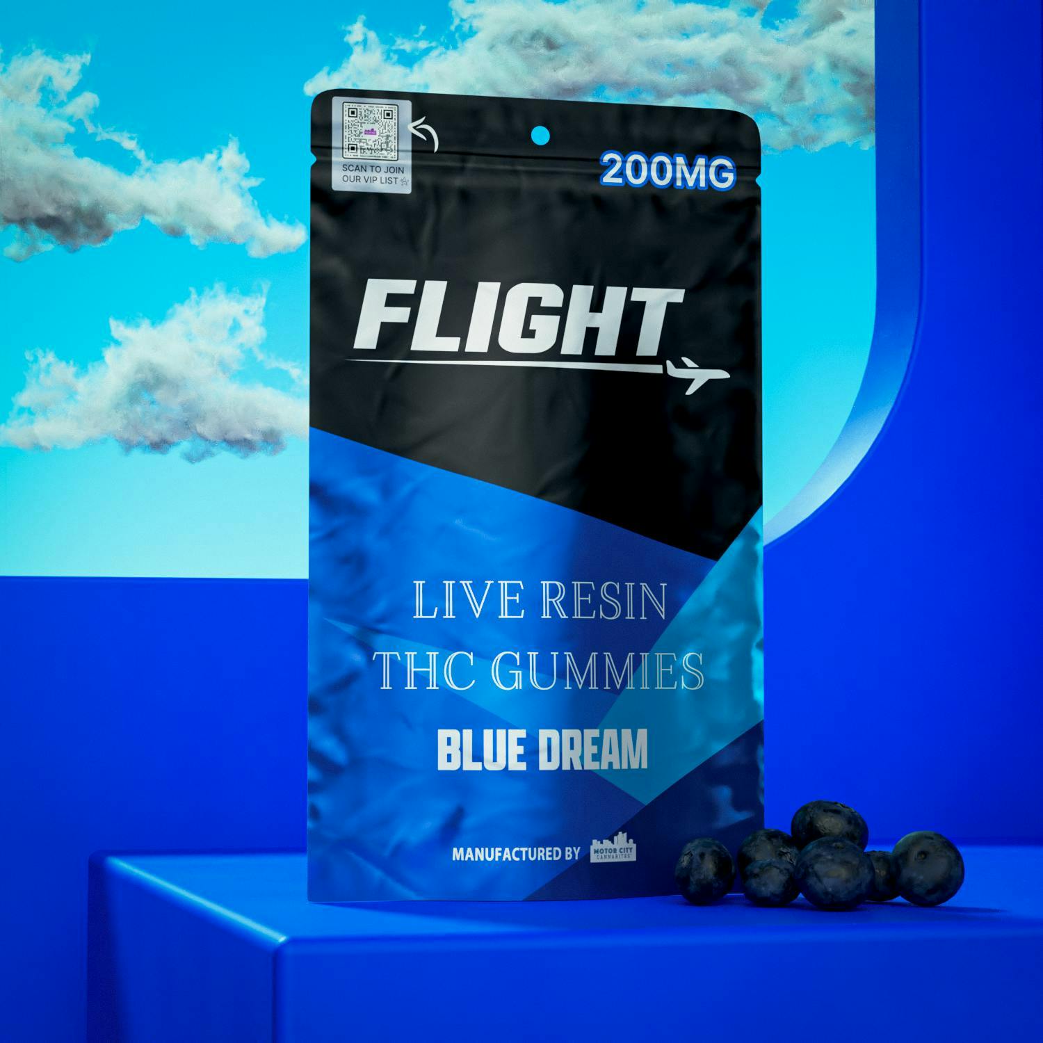 Flight Live Resin Gummies - Blue Dream - 200mg