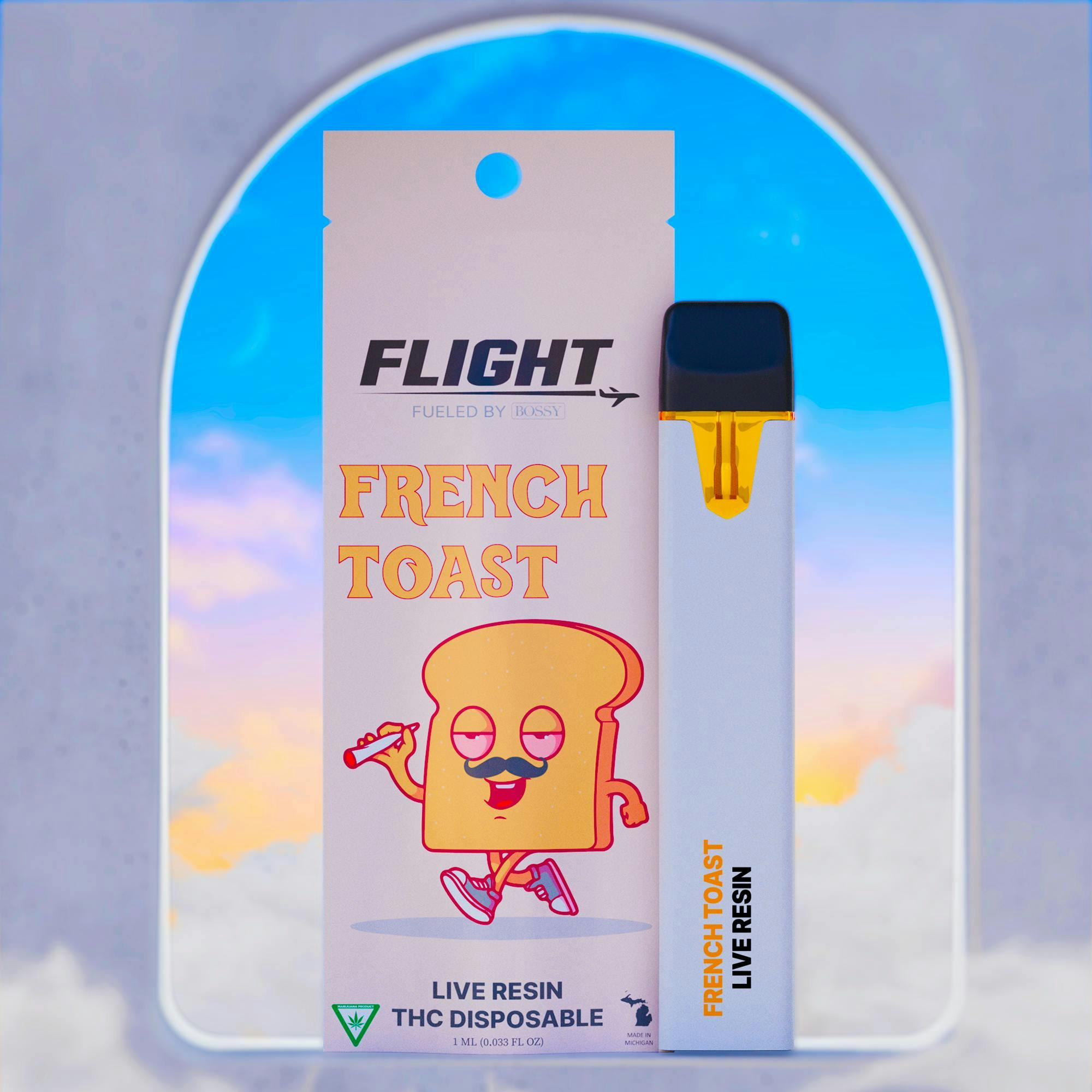 Flight - Live Resin Disposable 1g - French Toast