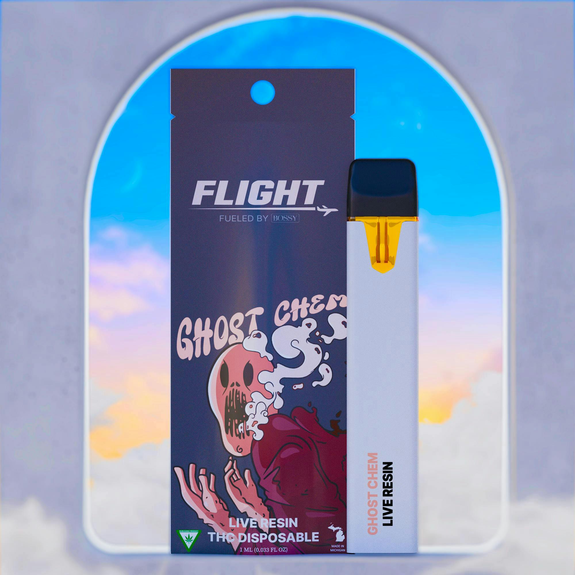 Flight - Live Resin Disposable 1g - Ghost Chem