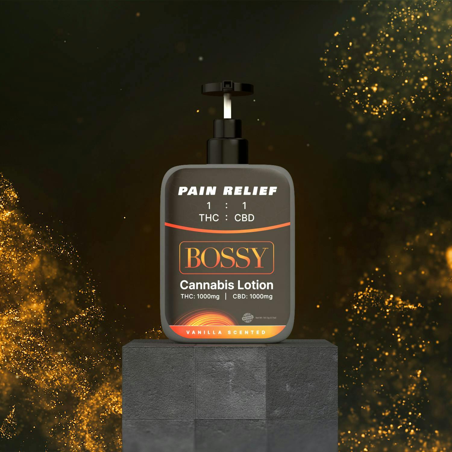 Bossy | Vanilla Lotion Pain Relief 1:1 | Topicals Cream | 1000mg:1000mg