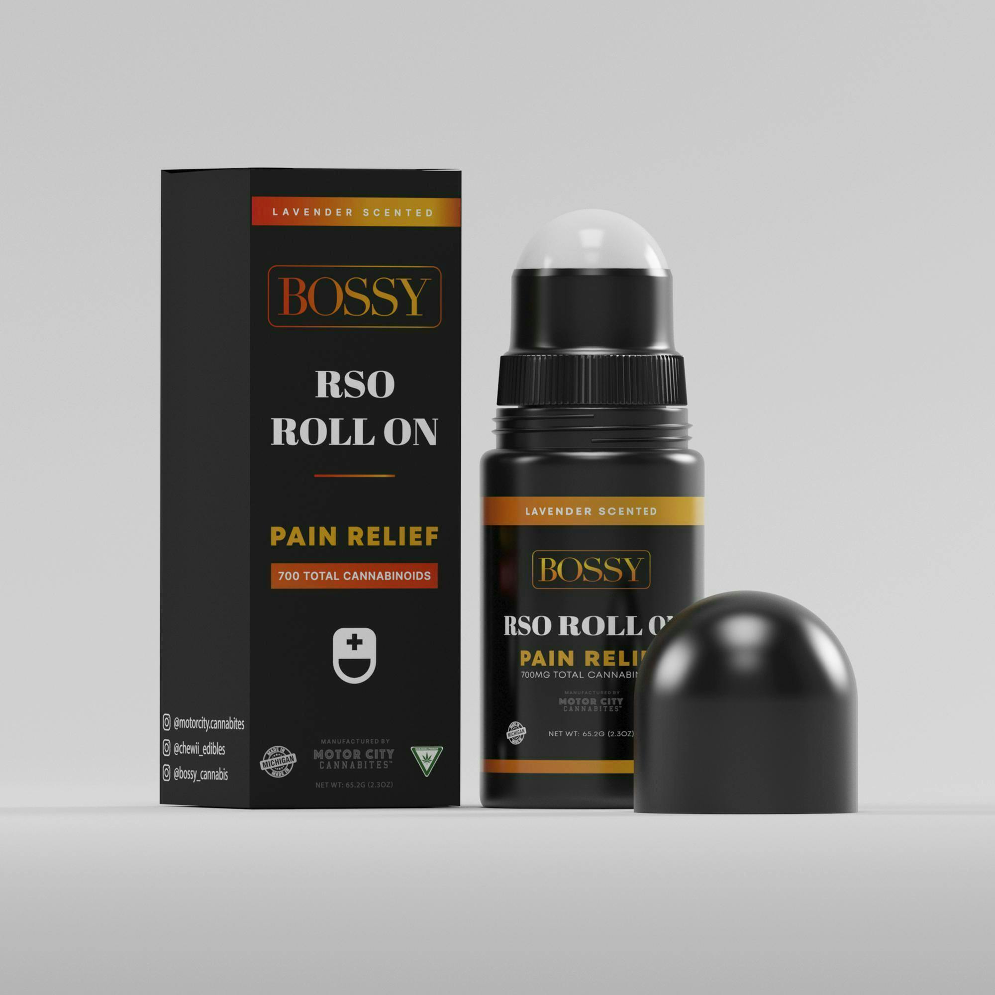 Bossy | Lavender RSO Roll-On | Topicals Balms | by Bossy