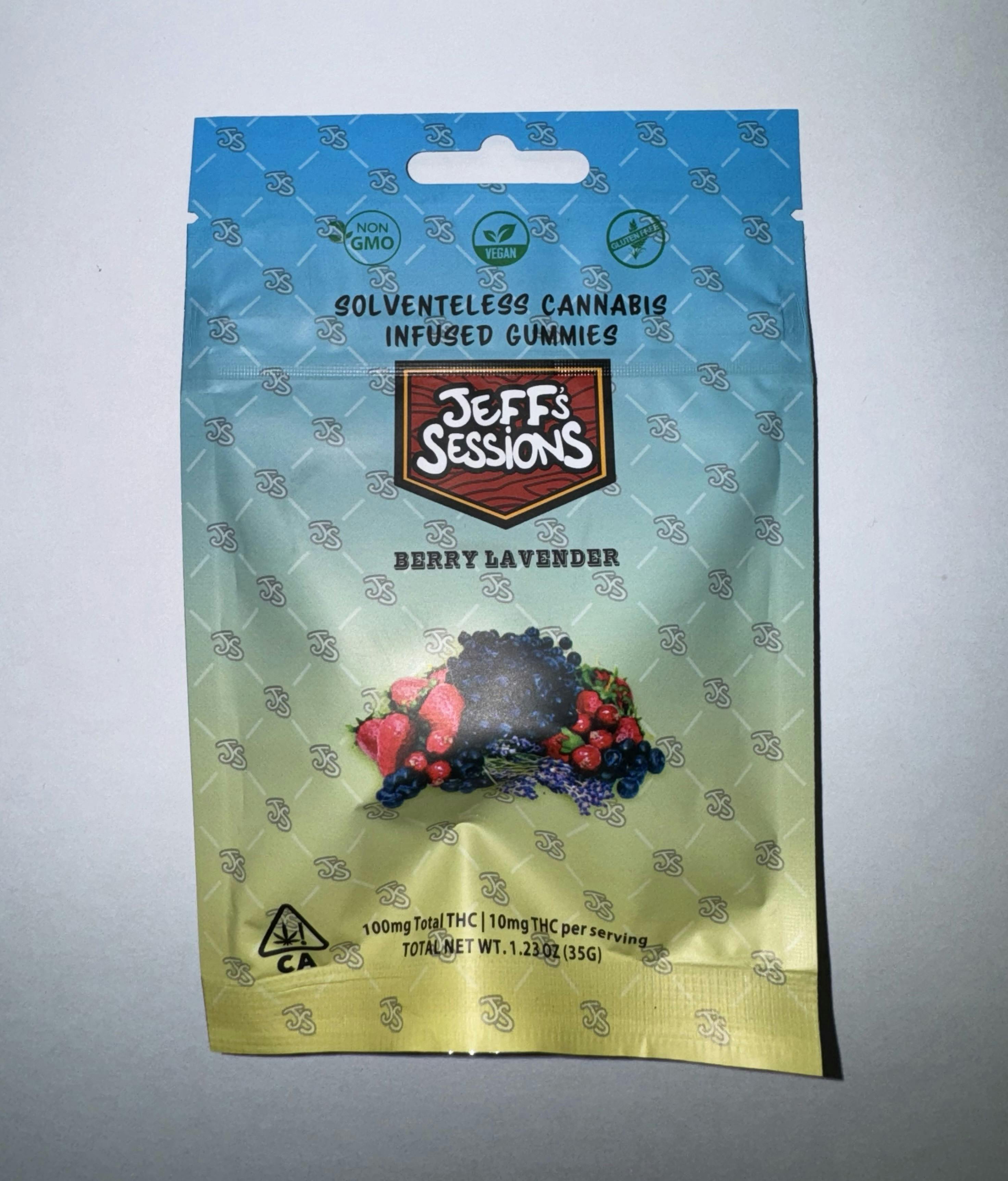 Jeff Berry Lavender Solventless Gummies