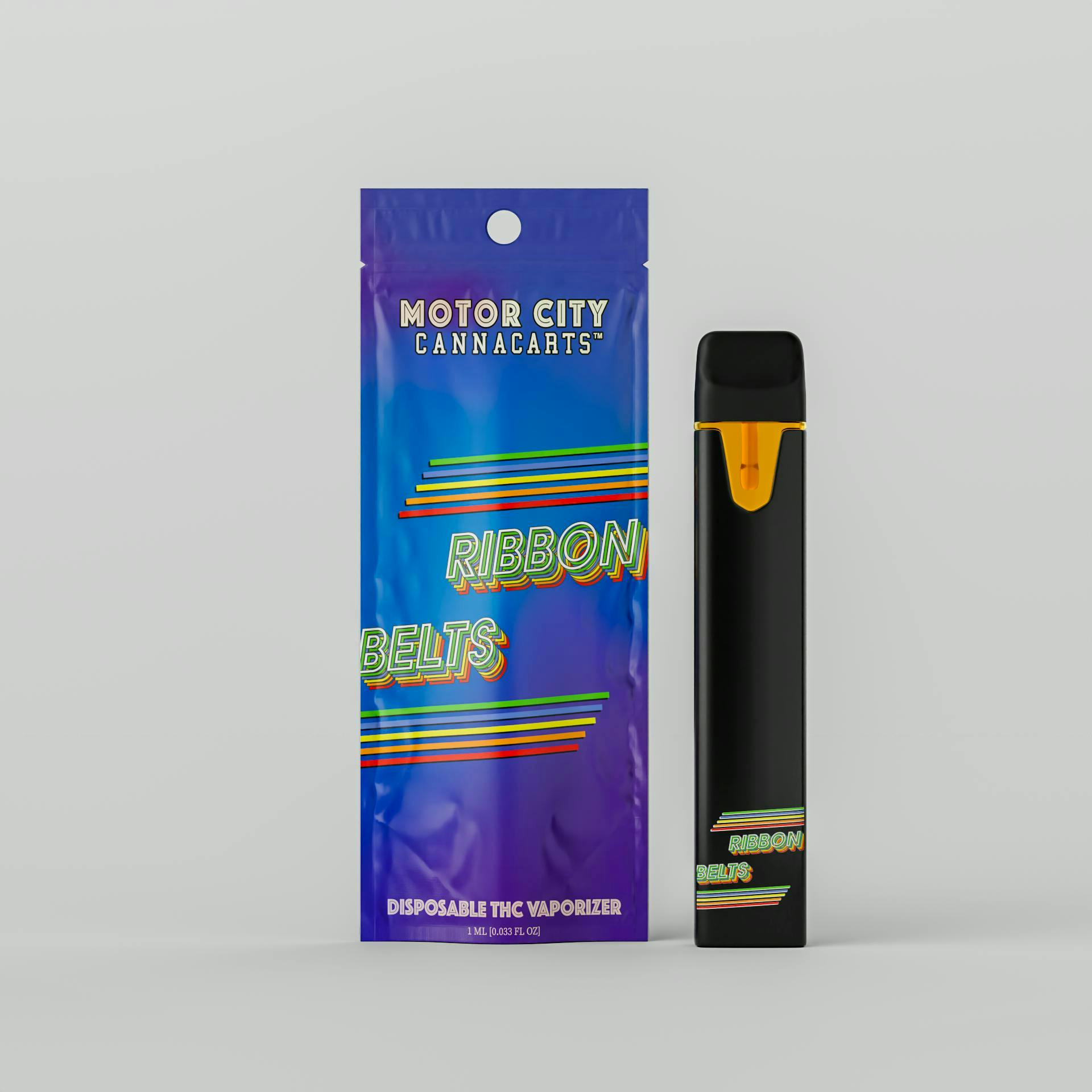 Ribbon Belts Disposable 1g by Motor City Cannabites