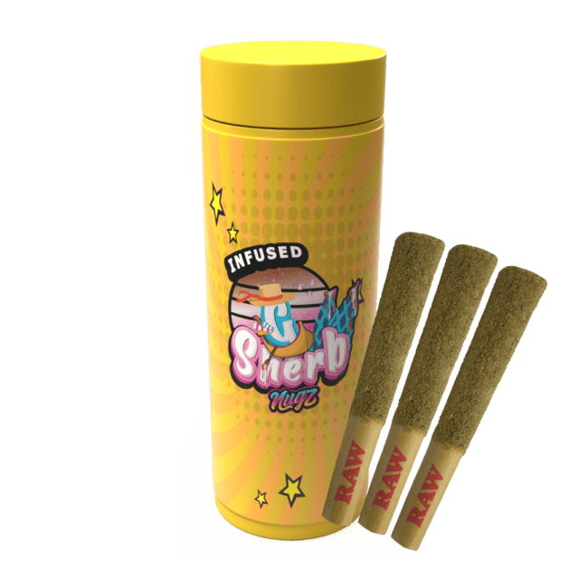 G Sherb Infused Pre-rolls – 3 x 0.6g
