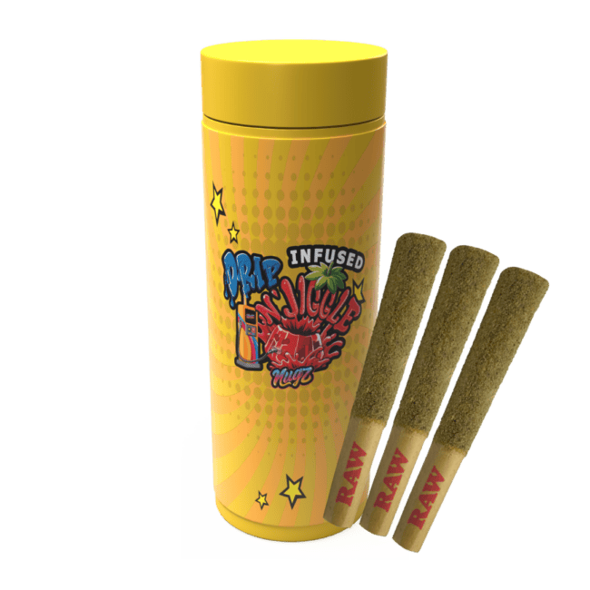 Drip N' Jiggle Infused Pre-rolls – 3 x 0.6g