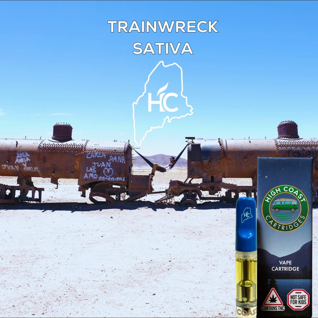 High Coast 1G THC Cartridge - Trainwreck (Sativa)