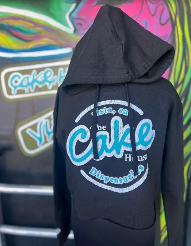 Black M OG Crop Hoodie The Cake House