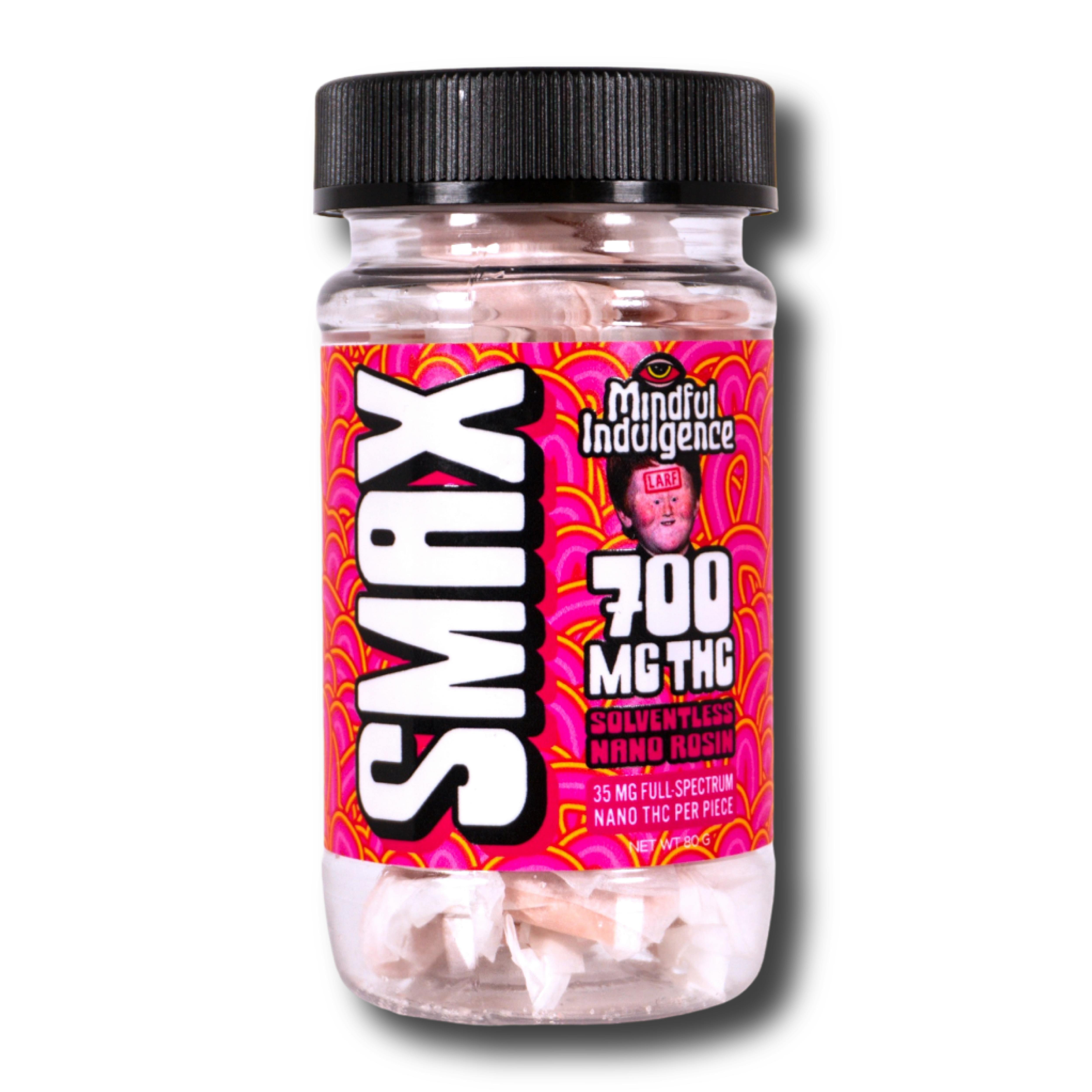 Mindful Indulgence | 700mg SMAX Taffy *Ginger Larf* | RazzleBerry