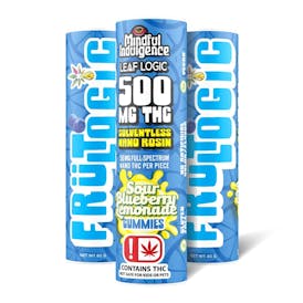 Mindful Indulgence | 500mg FRÜT LOGIC Gummy | Sour Blueberry Lemonade