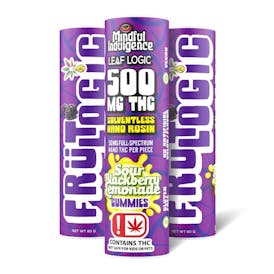 Mindful Indulgence | 500mg FRÜT LOGIC Gummy | Sour Blackberry Lemonade