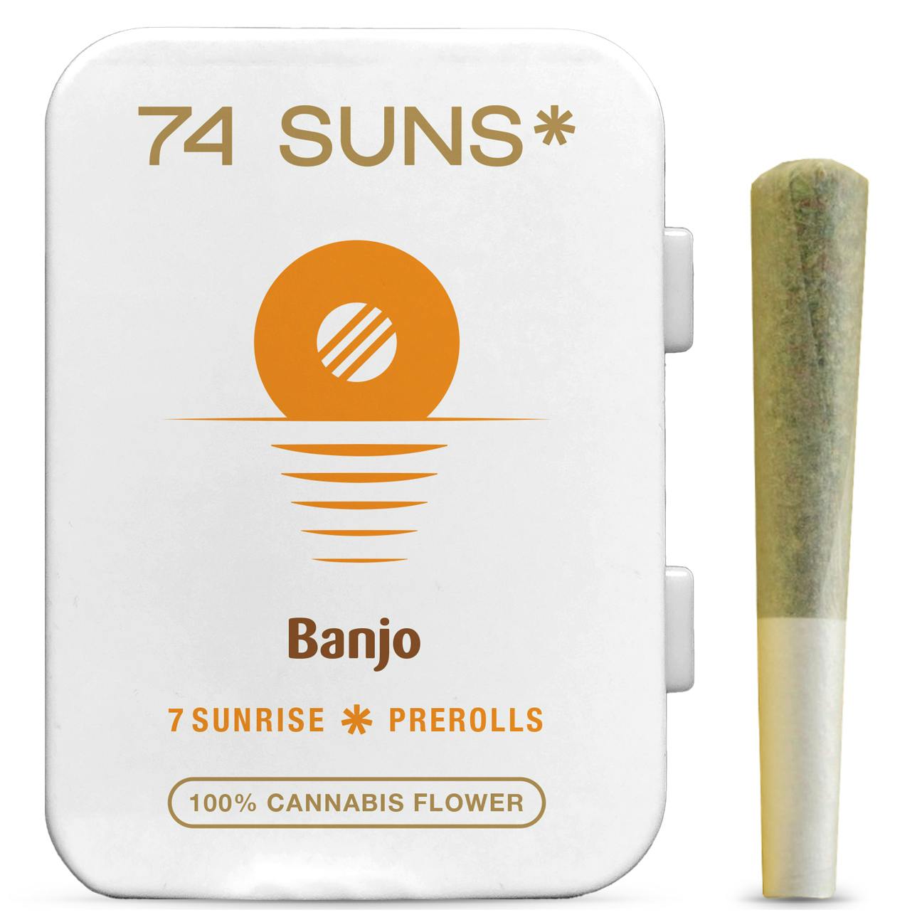 Banjo - 3.5g Pre-Roll Pack (7 x .5g Each) by 74 Suns