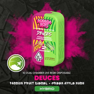 BODEGA BOYZ - Bodega Boyz - Disposable - Passion Fruit Diesel x Green Apple Kush - 1G
