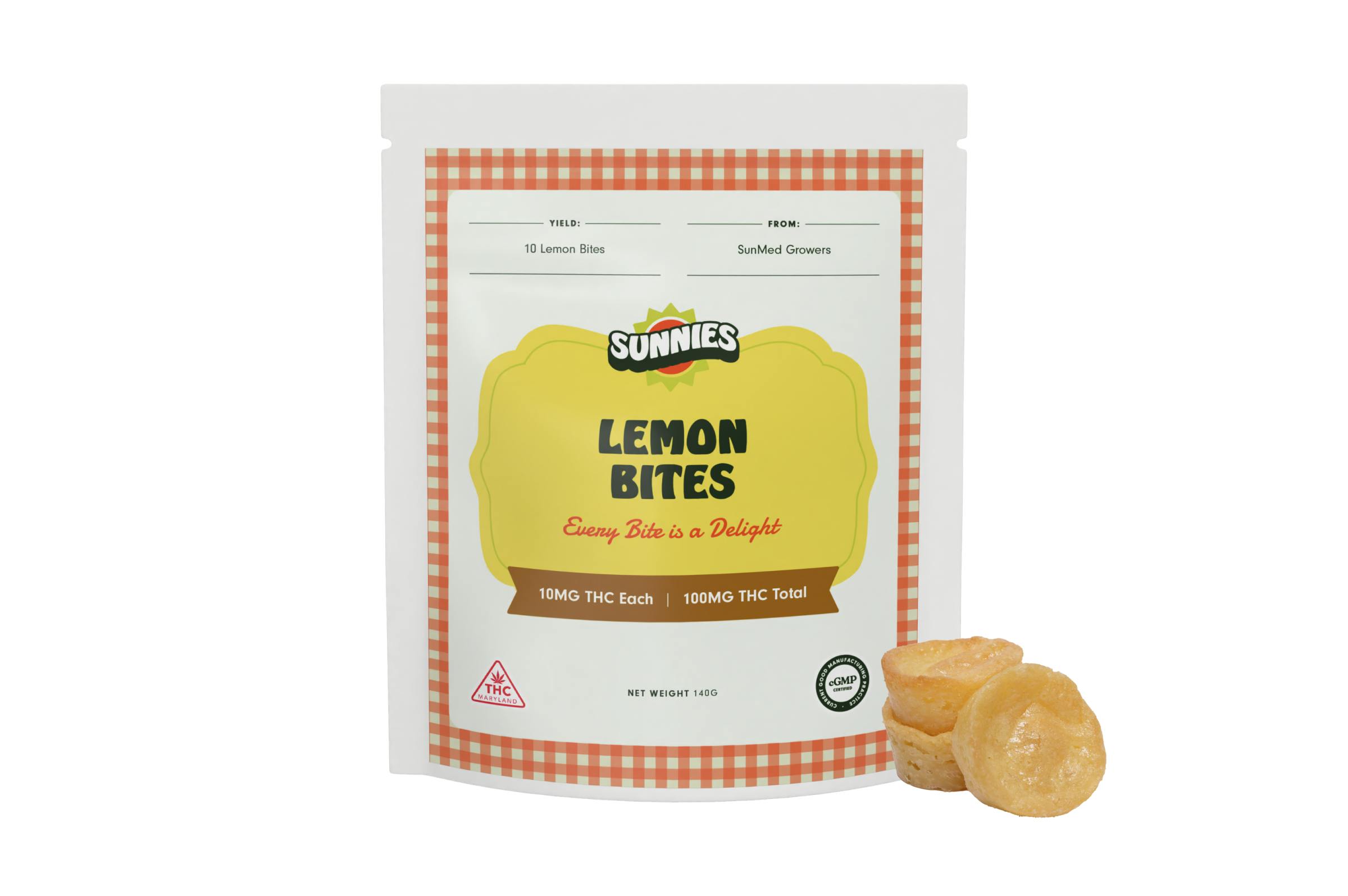 Lemon Bites 100mg at Stoked Dispensary