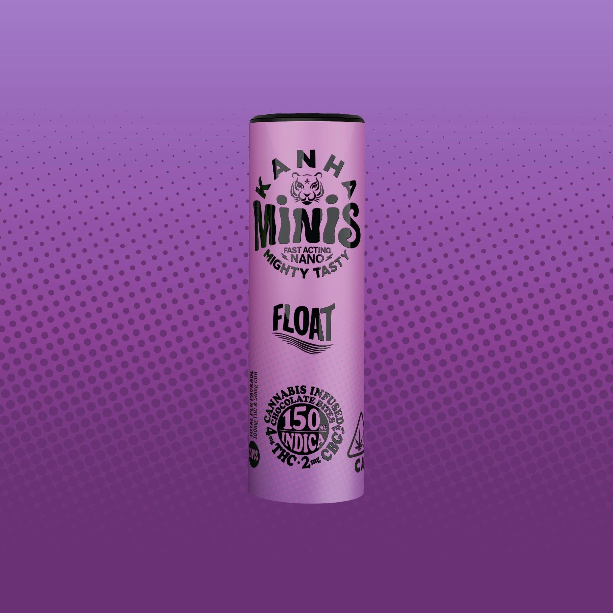 Minis | FLOAT | 2:1 THC:CBG Chocolates | 100mg | 25ct | 4mg/ea