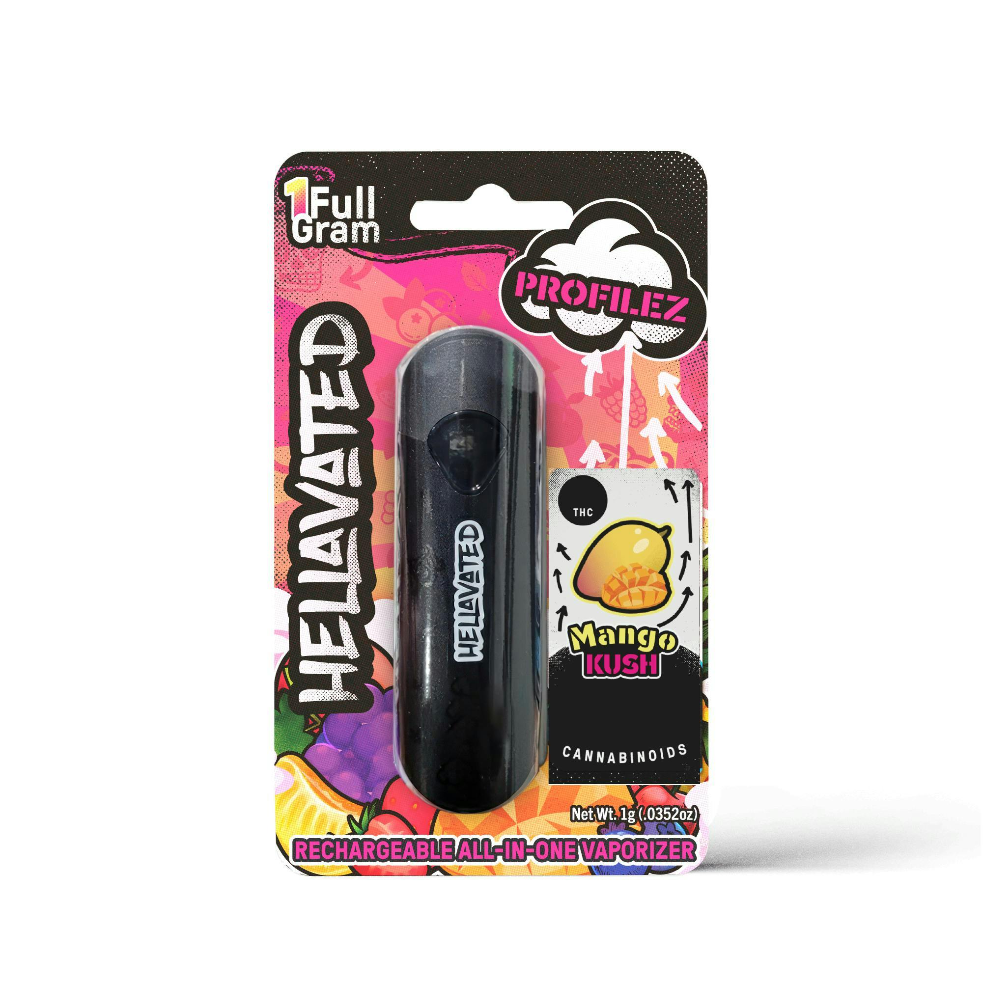Mango Kush Profilez All In One 1g by Hellavated