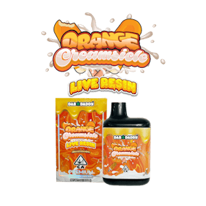 Dab Daddy Ⓡ - Orange Creamsicle - 1g Live Resin Disposable (Dab Daddy®)
