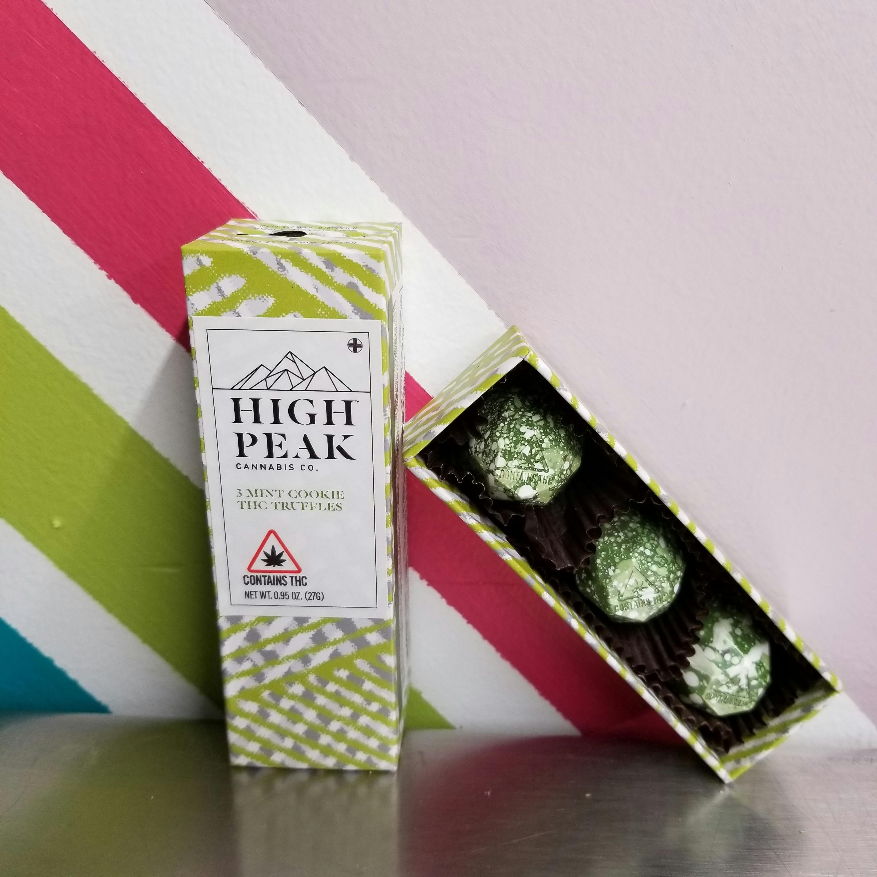 High Peak Cannabis Co. | Mint Cookie Hash Rosin Truffles Recreational