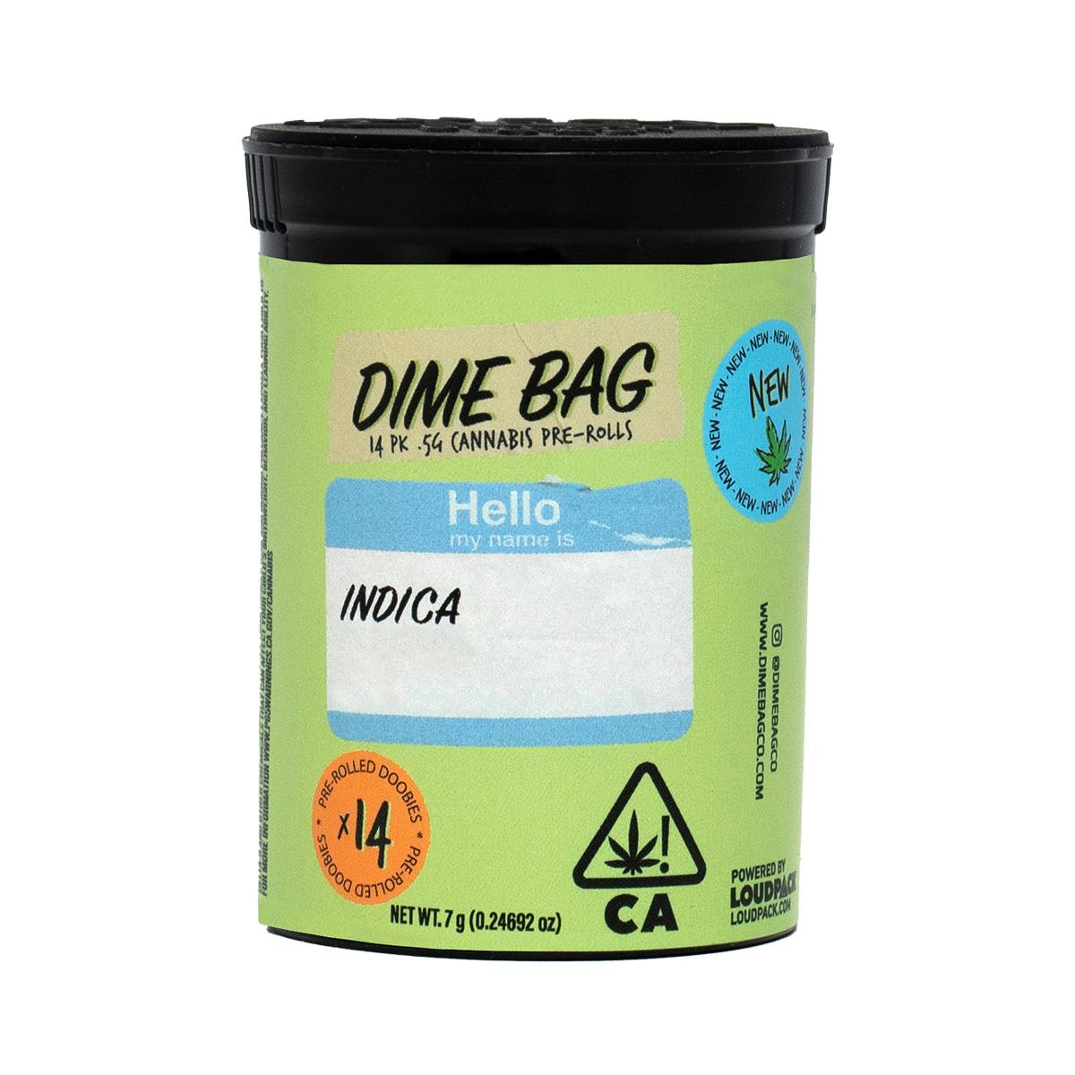 Dime Bag | Gush Mintz Indica Pre-Rolls 14-Pack (7g) - Dime Bag