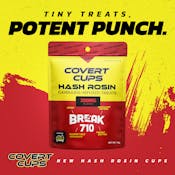 Covert Cups | Break710 | Hash Rosin Chocolates | 200mg