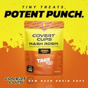 Covert Cups | Take420 | Hash Rosin Chocolates | 200mg