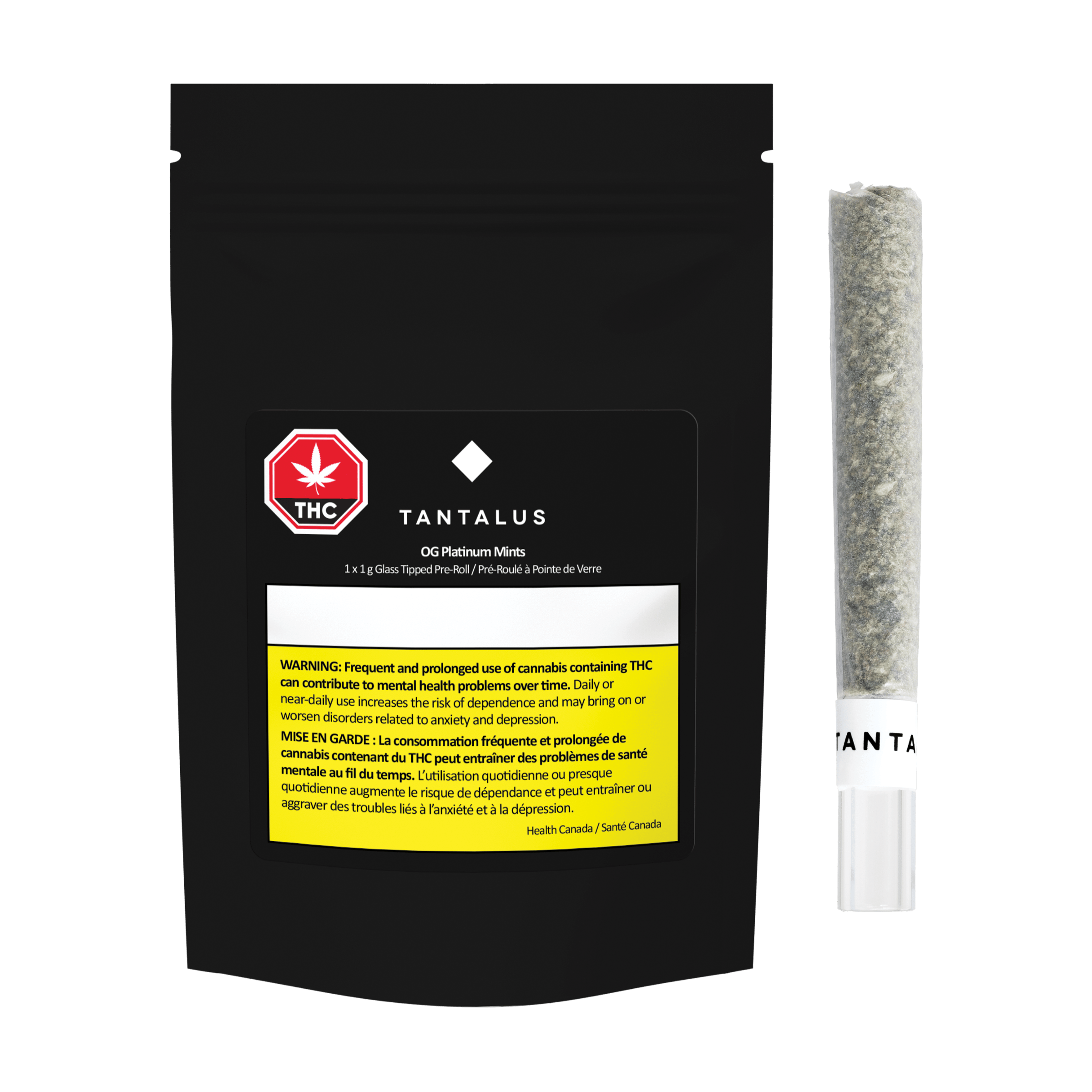 OG Platinum Mints - Glass Tip Pre Roll 1 x 1g