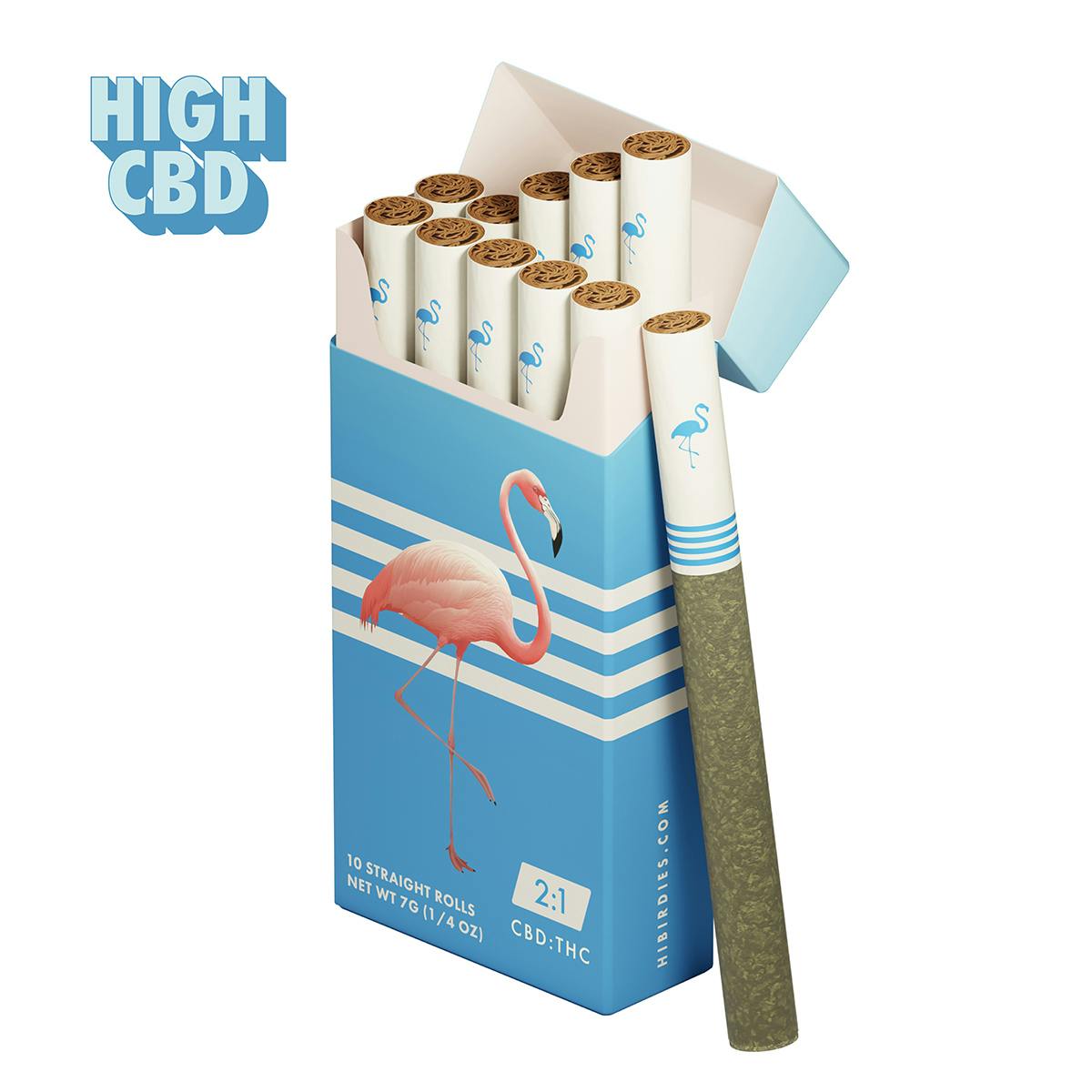 Birdies | Light 2:1 CBD:THC | Joint | 0.7g each | 10pk
