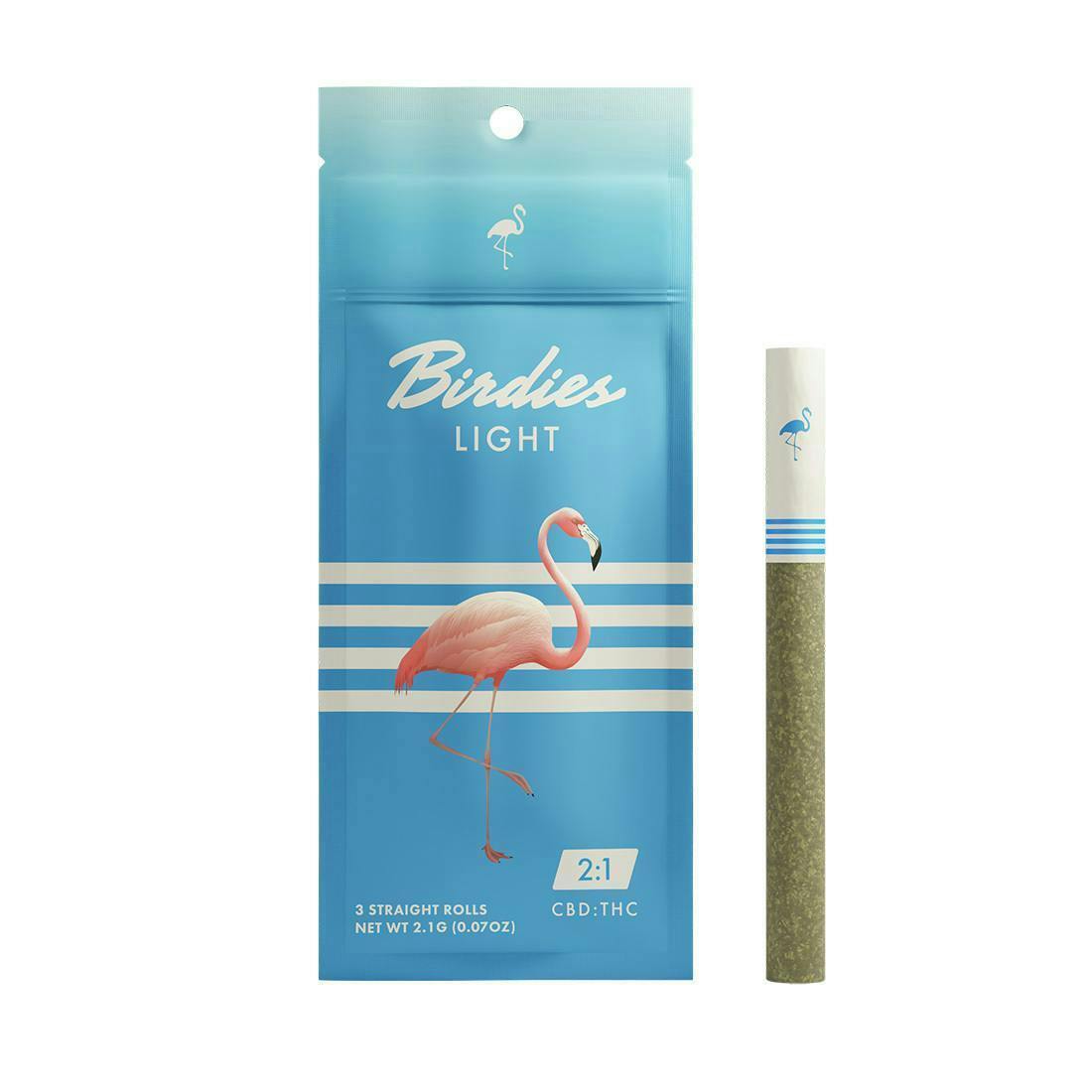 Birdies | Light 2:1 CBD:THC | Joint | 0.7g each | 10pk