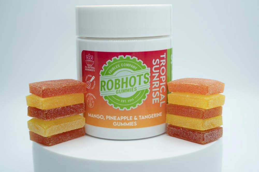 Robhots | Tropical Sunrise Gummies | REC | 100mg | 10ct | 10mg/ea