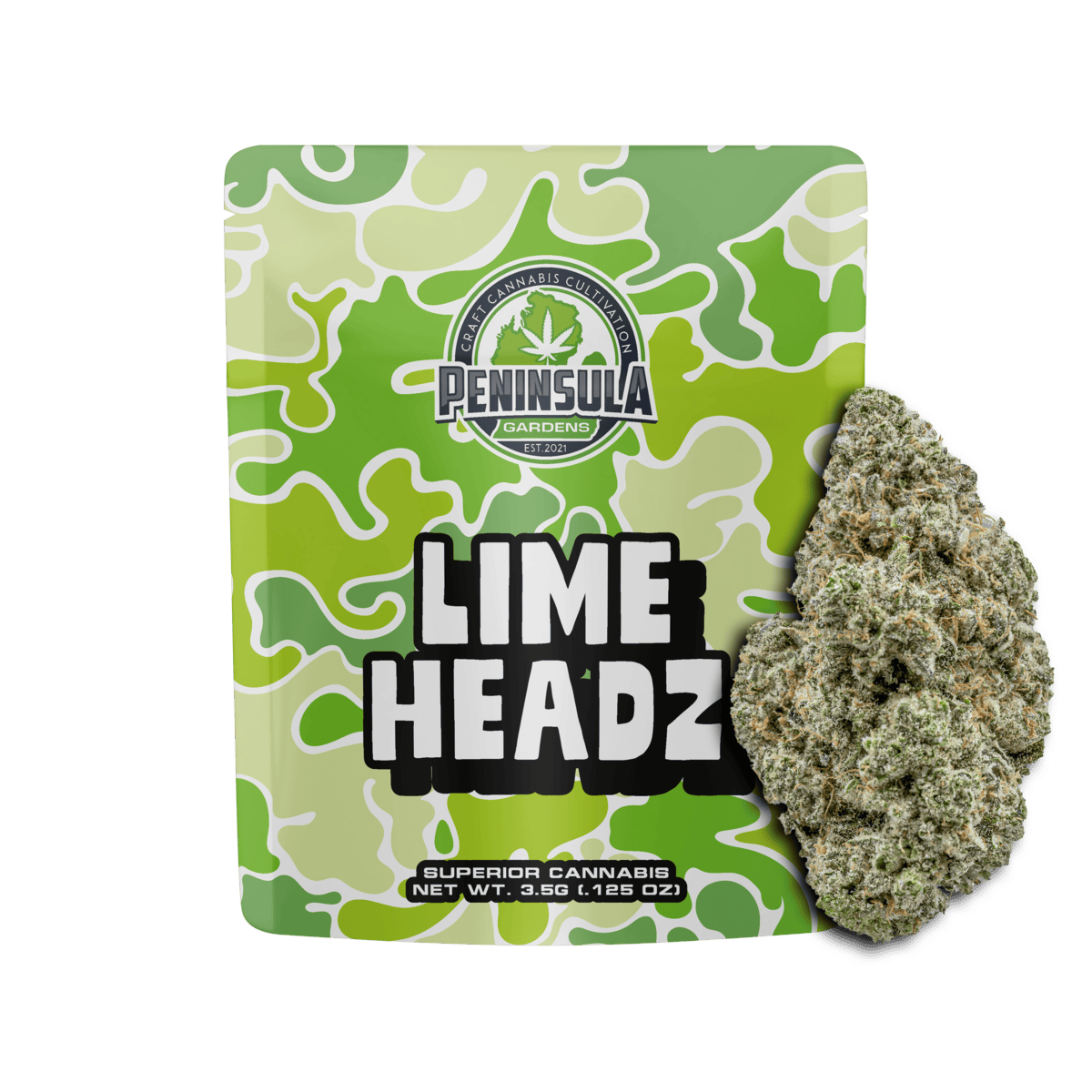 Lime Headz | Big Buds | 3.5g by Peninsula Gardens