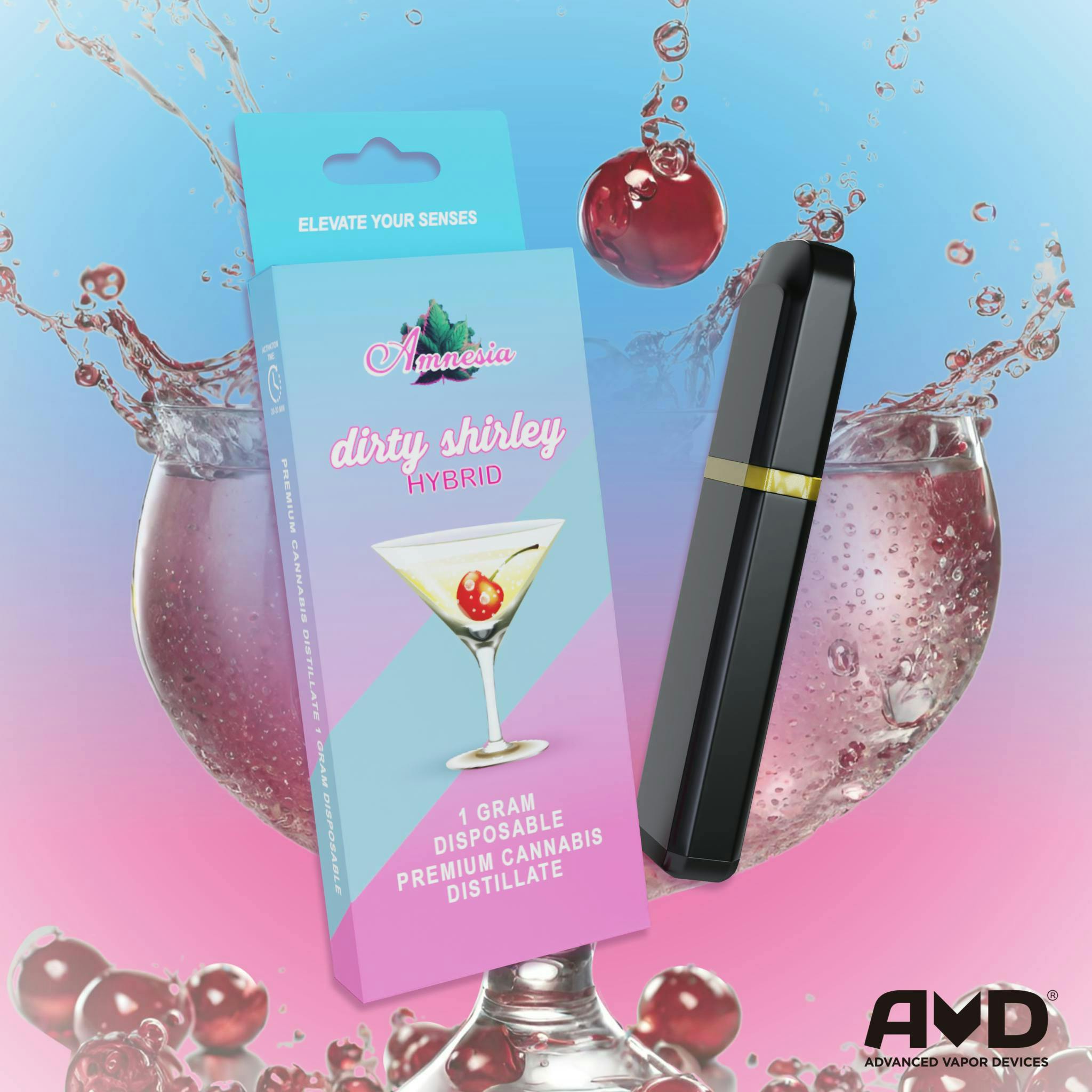 Amnesia MI | Dirty Shirley | Disposable 1g