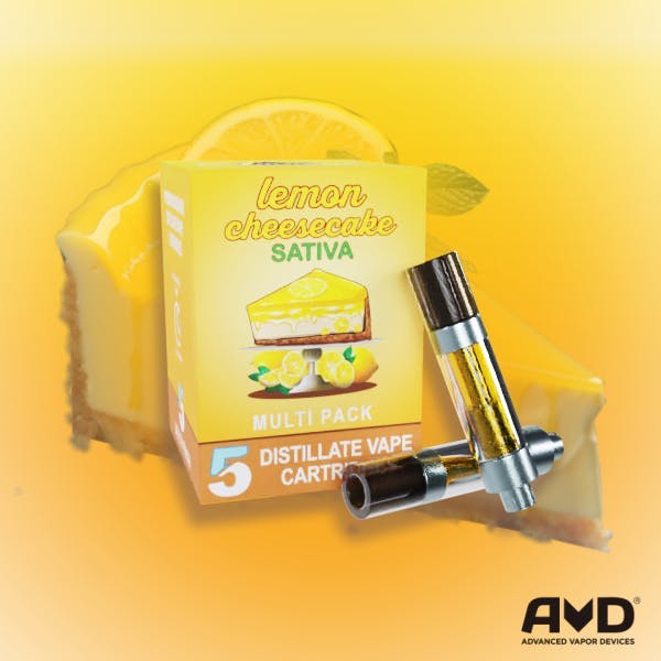 Amnesia MI | Lemon CheeseCake | Cartridges | 1g each | 5pk