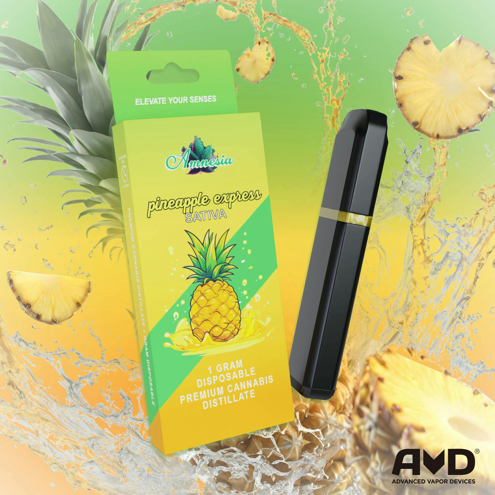 Amnesia MI | Pineapple Express | Disposable | 1g by Amnesia MI