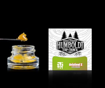 HUMBOLDT TERP COUNCIL - HUMBOLDT TERP COUNCIL | ORIGINAL Z LIVE RESIN | EXTRACT | 1G
