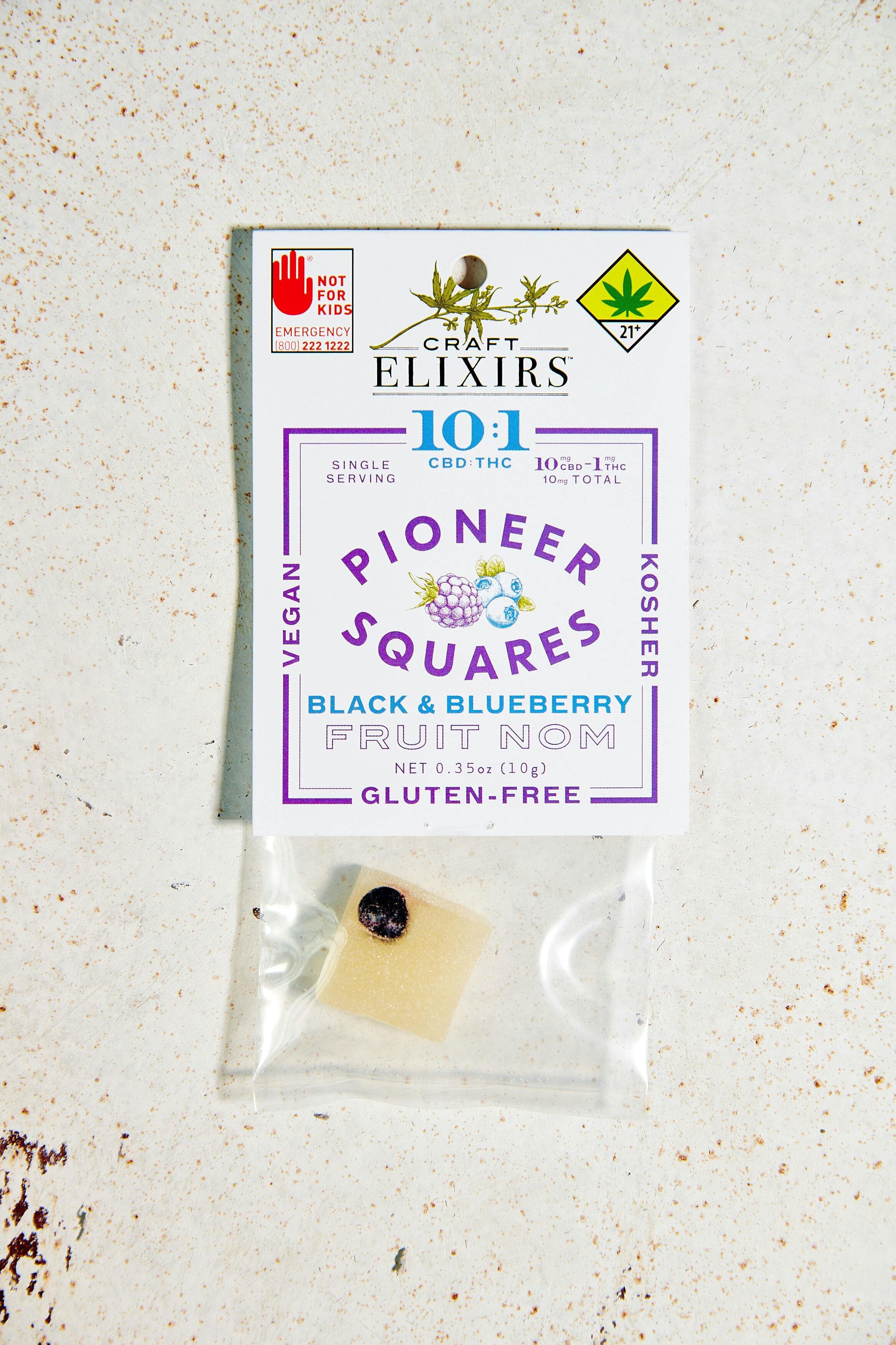 Black & Blueberry 10:1 CBD:THC Gummies | 10mg | Single