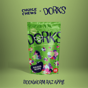 Choice Chews - Dorks - Bookworm Raz Apple - 200mg