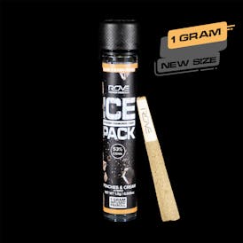 Peaches & Cream - Infused Ice Packs (Rosin, Hash, and Diamonds) 1G Preroll