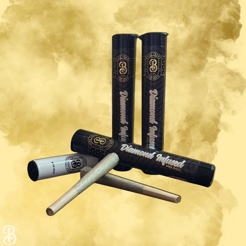 Divine Bananas | LR Diamond Infused Joint | 1g