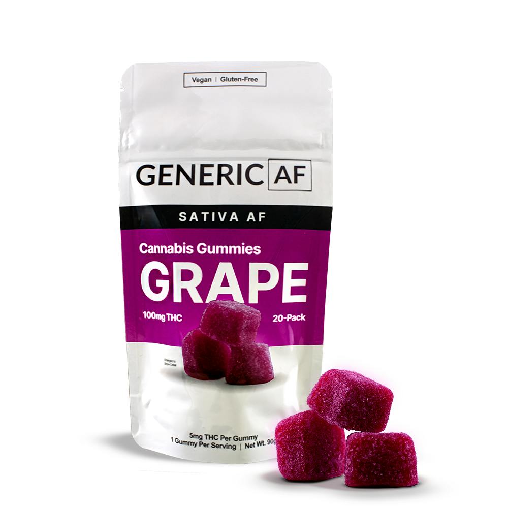 Grape | Generic Gummies | 20-Pack | 100mg - Generic AF