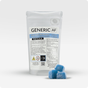 Blue Raspberry | Generic Gummies | 20-Pack | 100mg