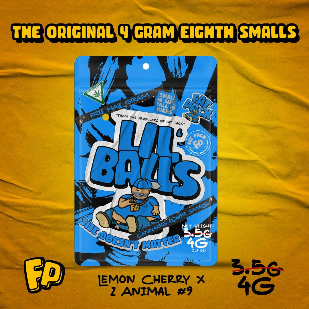 LIL' BALLS: Lemon Cherry x Z Animal #9 (4G 8TH Smalls Prepack) by Fat Pack