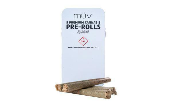 MÜV Pineapple Upside Down Cake Pre-Roll Pack 3.5g (5 pk) at MÜV Cannabis Dispensary