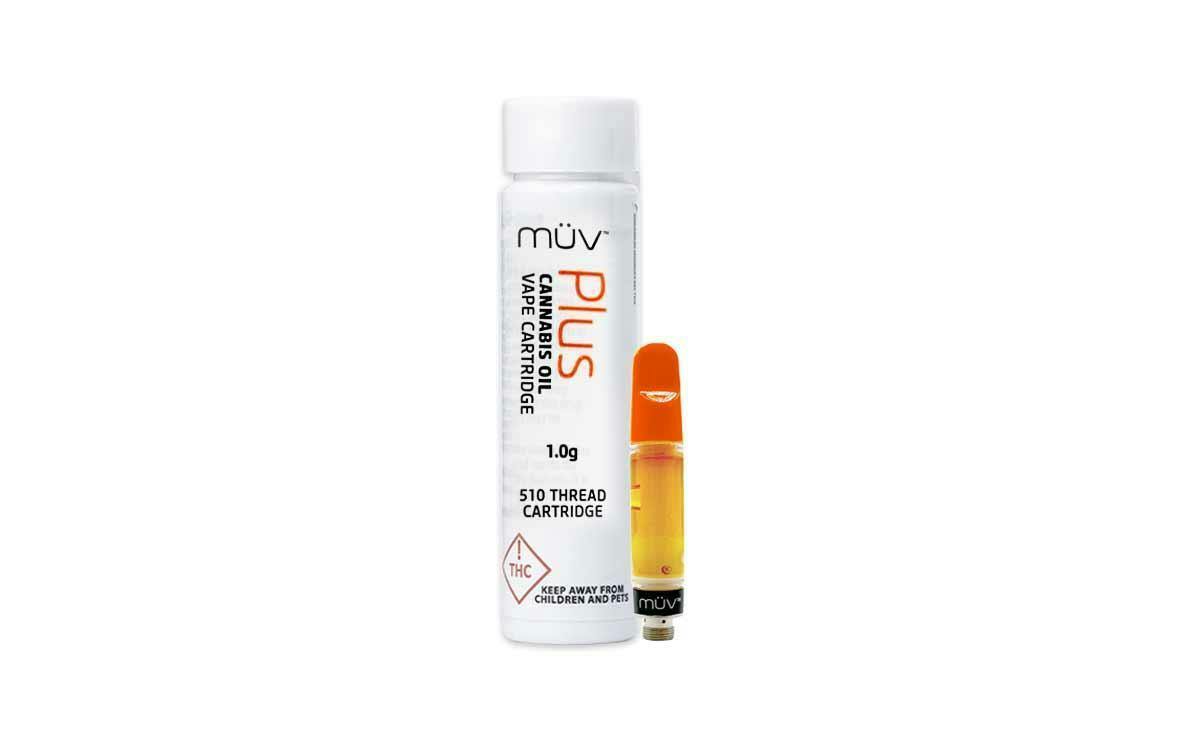 MÜV Plus Triangle Kush Vape Cartridges 1g by MÜV Cannabis Infused Products