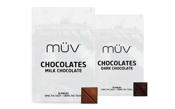 MÜV Cannabis Milk Chocolates 100mg by MÜV Cannabis Infused Products
