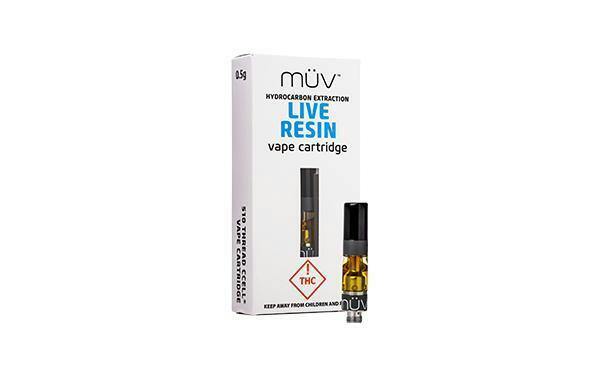 MÜV Live Resin Cannabis Cartridges 1g by MÜV Cannabis Infused Products