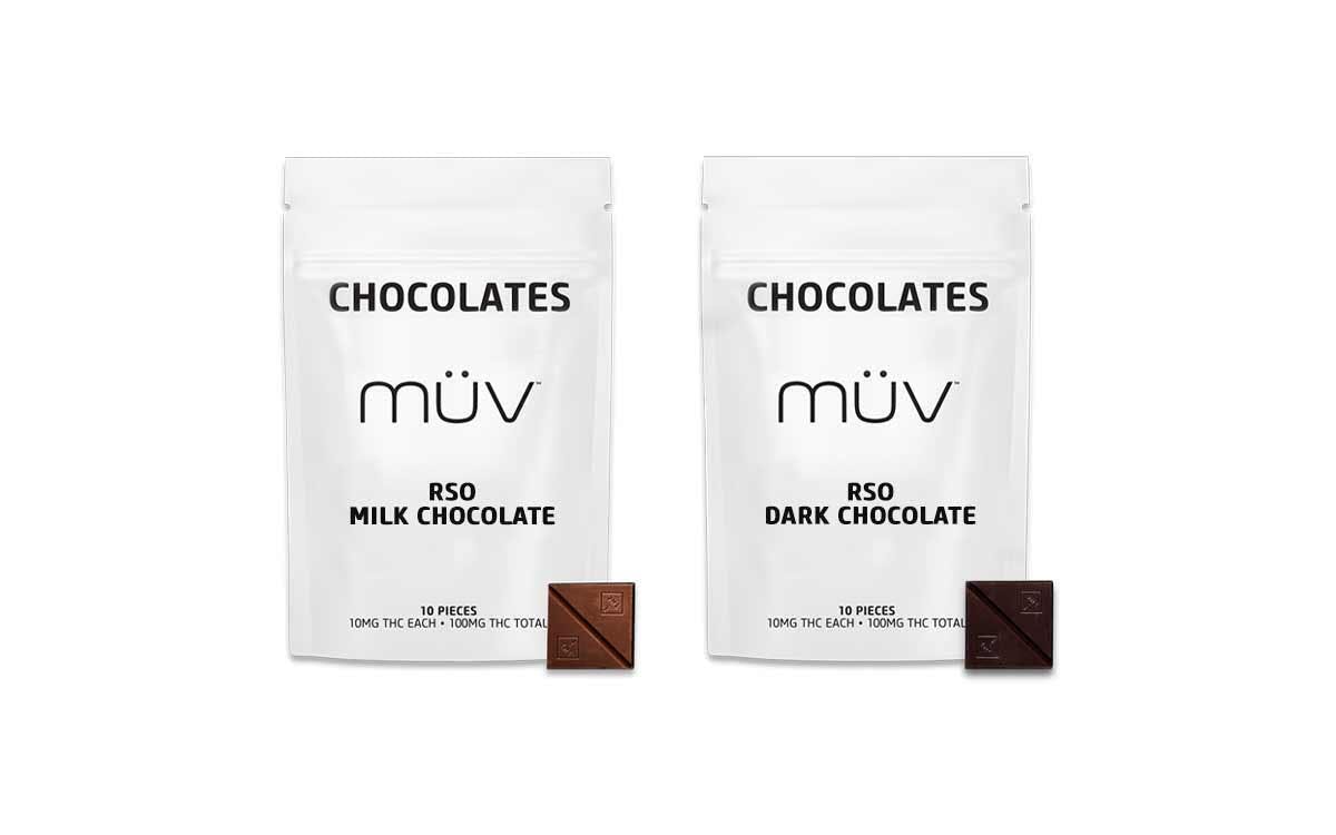 MÜV RSO Milk Chocolates 100mg at MÜV Cannabis Dispensary
