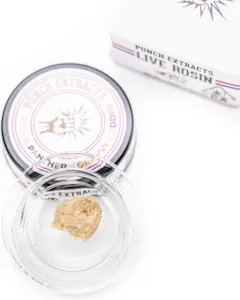 PUNCH EDIBLES & EXTRACTS - Peach Panther x Gravy Tier 4 Live Rosin Cold Cure Badder (1g)