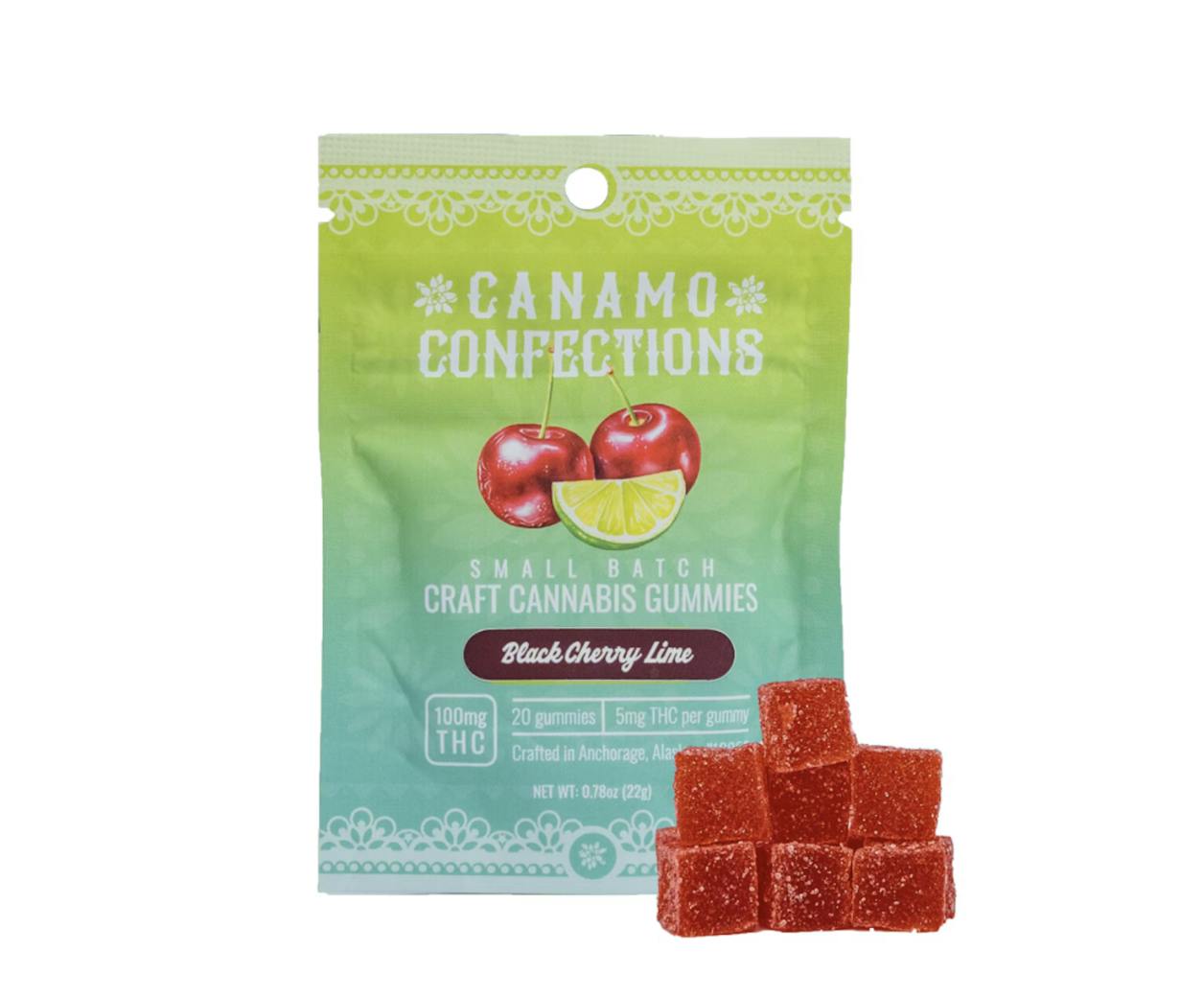 Gummies Cc Black Cherry Lime