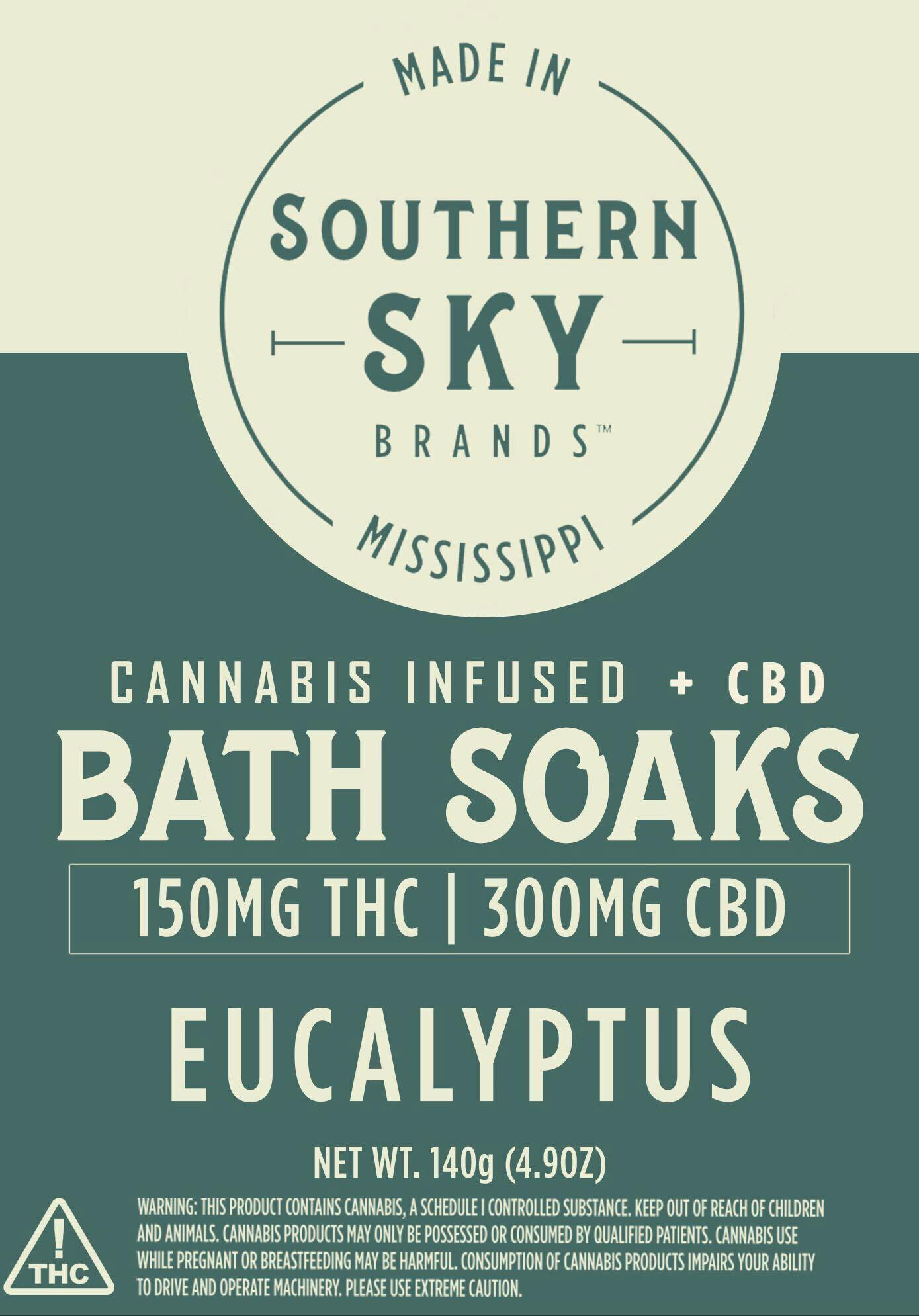 Eucalyptus Bath Soak (275mg THC, 339mg CBD) at DABBS Cannabis Dispensary