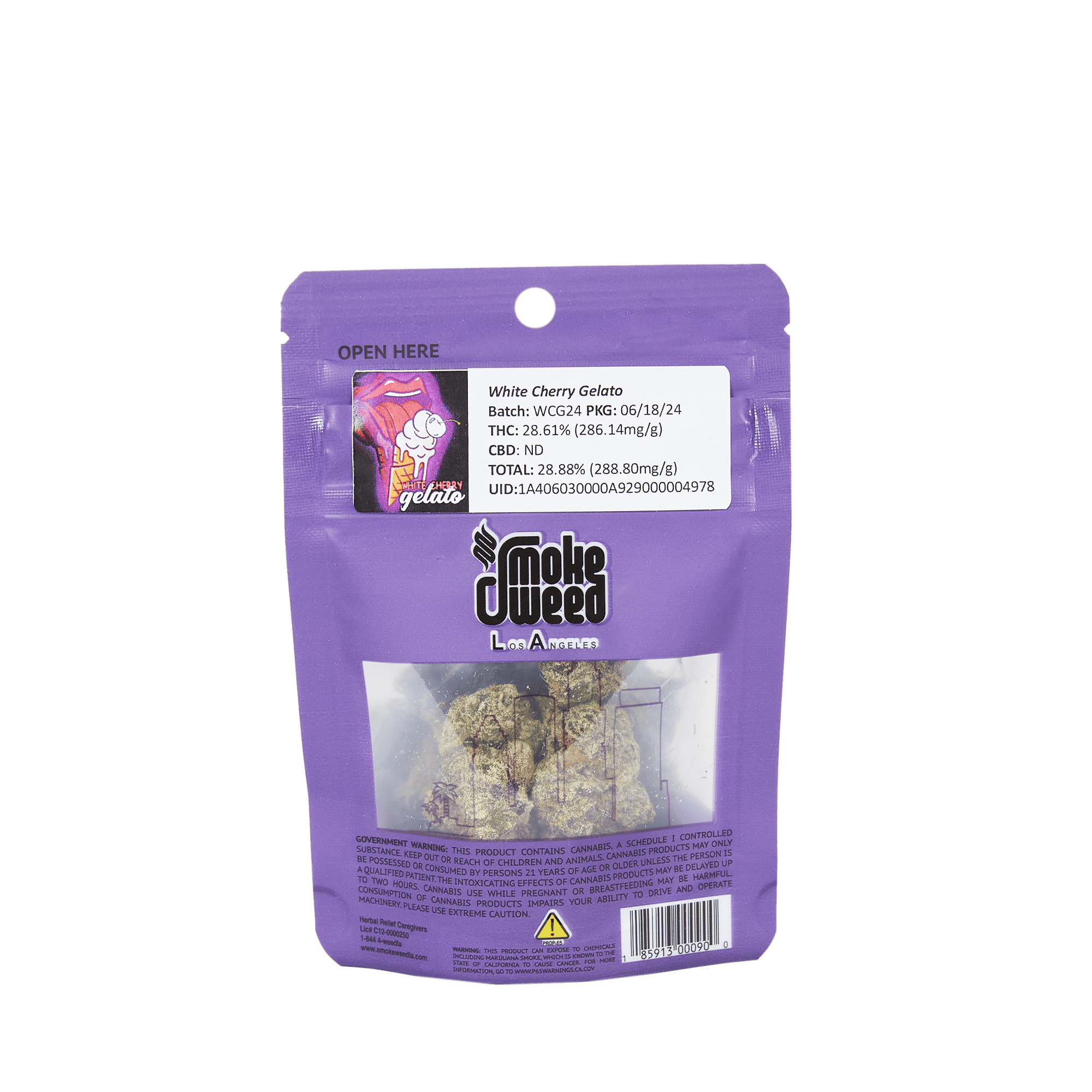 Smoke Weed LA: White Cherry Gelato
