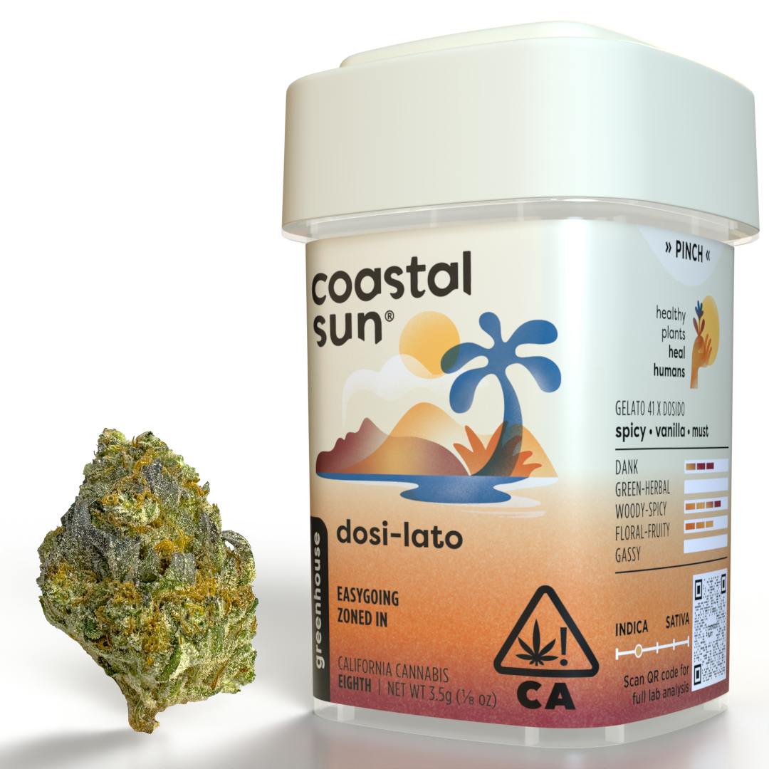 Dosi-Lato Greenhouse Flower 3.5g by Coastal Sun